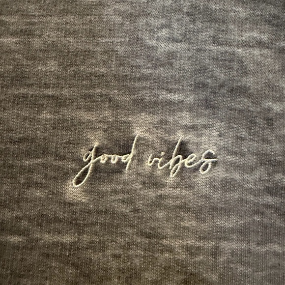 Free People Gray Sleep Tee - Picture 2 of 4